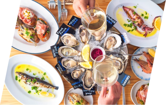 BACARO CARBON oyster bar